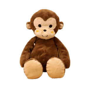 Bedtime Originals Brown Plush Monkey Stuffed Animal - Ollie