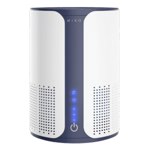 Miko Home Air Purifier with Multiple Speeds Timer True HEPA Filter to Safely Remove Dust, Pollen, Allergens, Odor - 400 Sqft Coverage