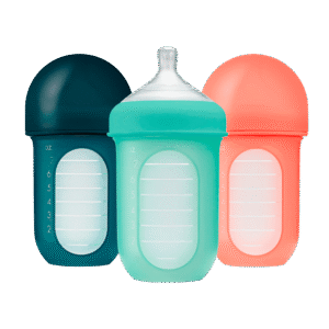 Boon NURSH Reusable Silicone Pouch Bottles - 8oz - Mint (3pk)